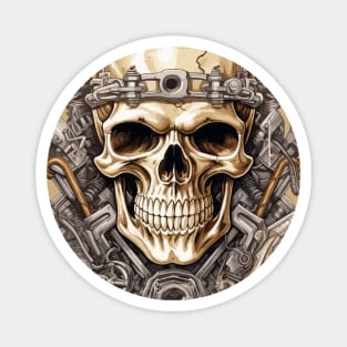 Metal skull Magnet